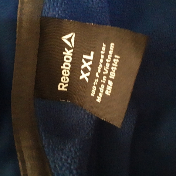 Reebok men's sweater quarter zip pullover in size XXL Camp Outdoors Hiking - Picture 9 of 10
